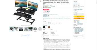Height Adjusting Desk Converter 2