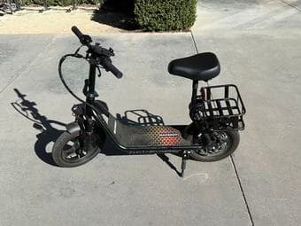 Electric Scooter with Seat 1