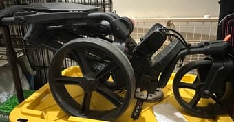 BIG MAX Golf Push Cart: Lightweight, Foldable, Good Condition 1
