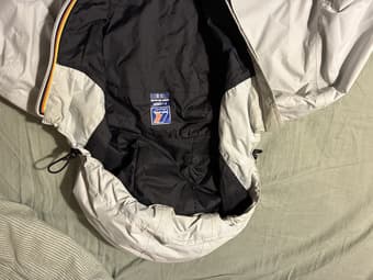 Selling White K-Way Rarely Worn. 2