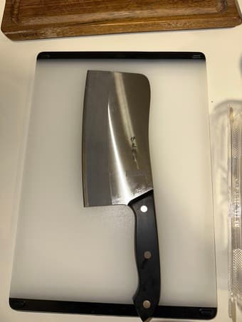 Massive cleaver kitchen knife 1